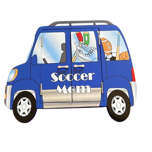 Vroom Soccer Mom Key Cabinet Rack Westland Giftware Novelty - Picture 1 of 9